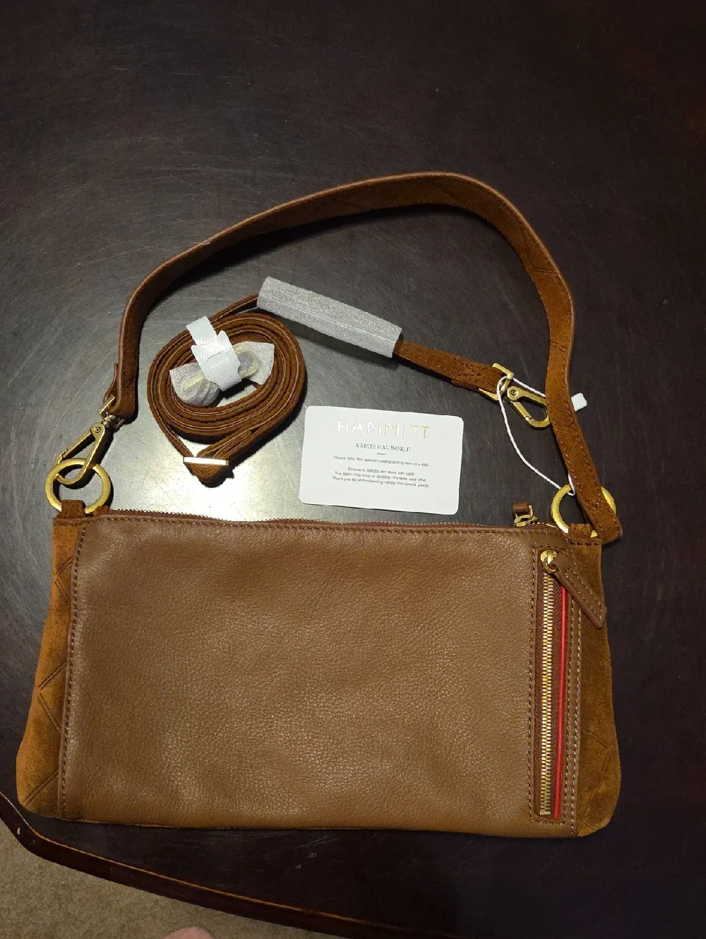 BRAND NEW Hammitt Kyle Suede Handbag - Picture 6 of 7